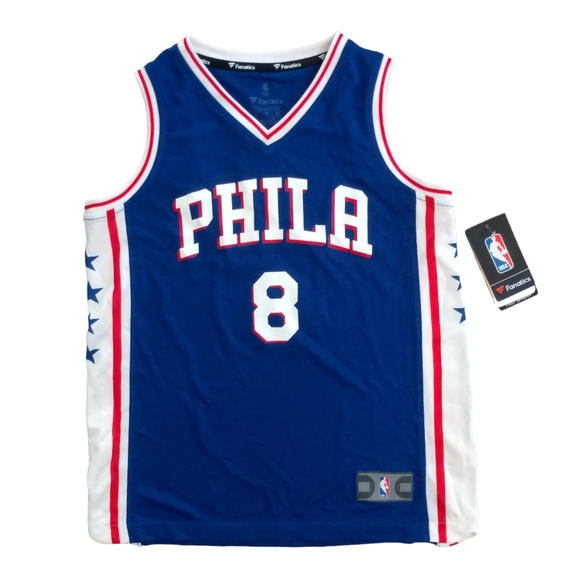 Fanatics Philadelphia 76ers 8 Smith Youth Jersey - Picture 1 of 4